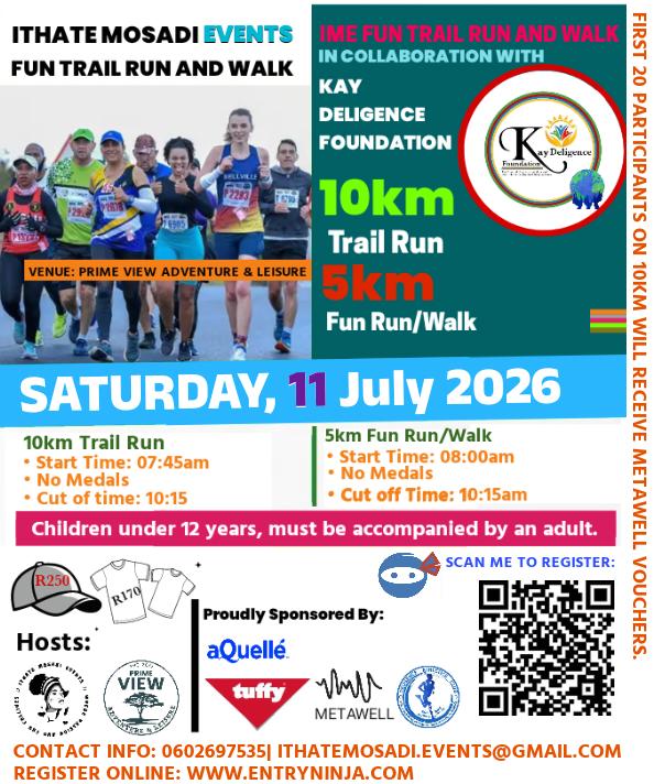 IME Trail Fun Run and Walk.